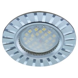 Точечный светильник ЭКОЛА MR16 DL3183 GU5.3 матовый хром/алюм FS1609EFF