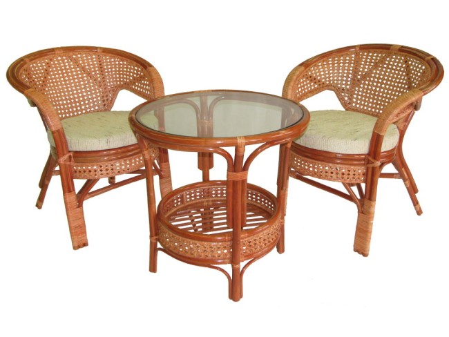 Комплект для отдыха Радуга (коньяк) (2кресла+стол)