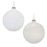 Украшение новогоднее "Шар", 10см,  стекло 754069