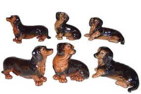 Такса корич 7,5 см K486