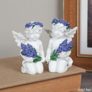 Фигурка Ангел лаванда 8 см / L2018 /735842