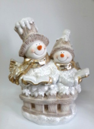 Снеговики с книжками Н-43см,L-36см НФ007