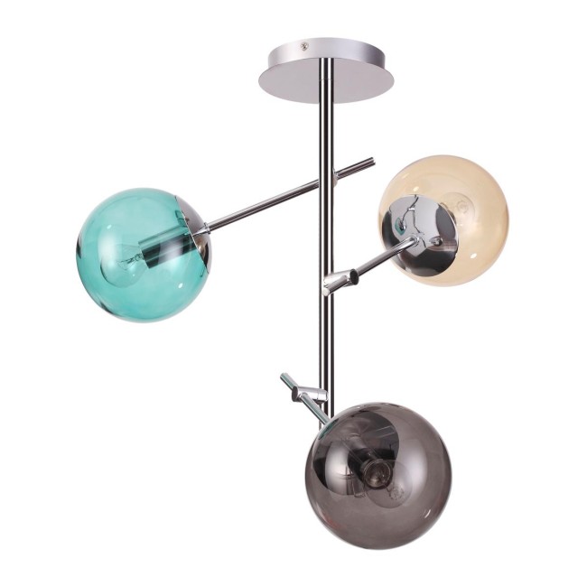 Люстра SIERRA 4454/3C MODERNI LN20 192 хром, разноцветный E14 3*40W 220V Люстра SIERRA 4454/3C MODERNI LN20 192 хром, разноцветный E14 3*40W 220V