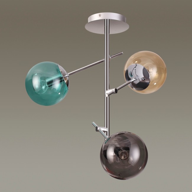 Люстра SIERRA 4454/3C MODERNI LN20 192 хром, разноцветный E14 3*40W 220V Люстра SIERRA 4454/3C MODERNI LN20 192 хром, разноцветный E14 3*40W 220V