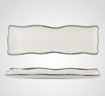 Блюдо с серебристой каймой DX190417-S2