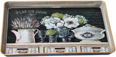 ПОДНОС 106-538 КОЛЛЕКЦИЯ "СТАРИННЫЙ ПРОВАНС" 31*21 СМ