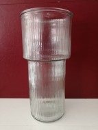 Ваза стекло H-24см D-11.3см FRS- TR прозрачный VSP-15