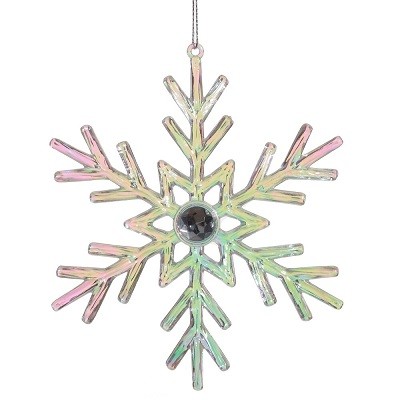 Изделие декоративное подвесное "Снежинка", L14 W0,4 H14 см 807638