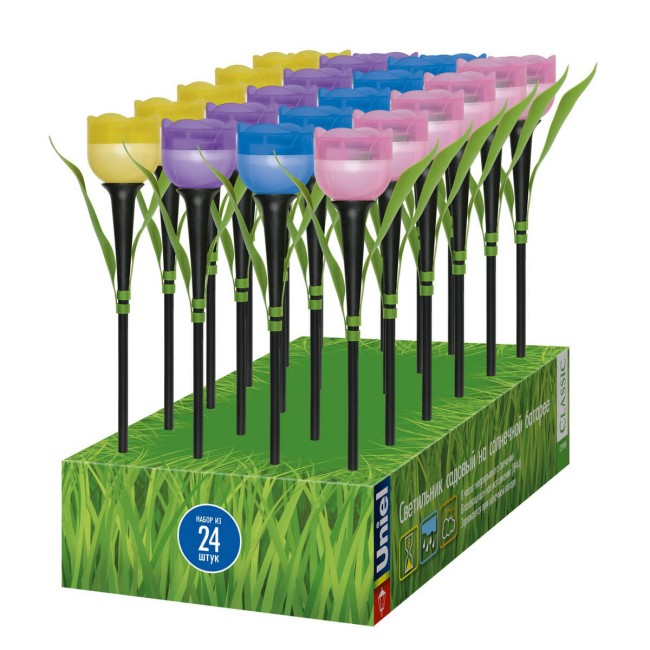 Садовый светильник Uniel на солнечной батарее ТЮЛЬПАН, IP44 USL-C-651/PT305