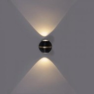 Светильник настенный 86828-9.2-002TLF LED2*3W BK