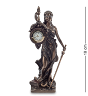 WS-696 Статуэтка-часы ''Фемида - богиня правосудия'' 904115 WS-696 Статуэтка-часы ''Фемида - богиня правосудия'' 904115