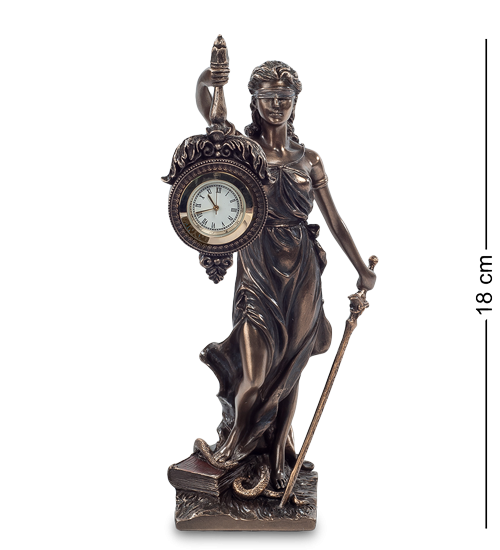 WS-696 Статуэтка-часы ''Фемида - богиня правосудия'' 904115