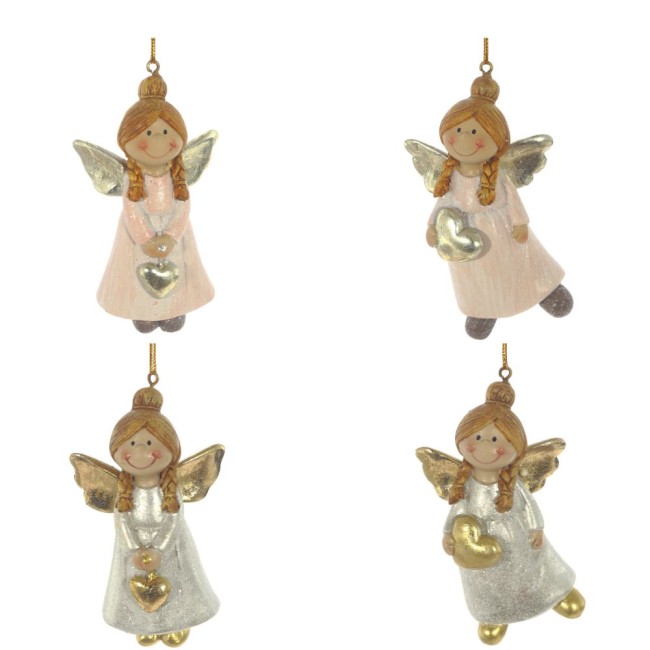 Украшение новогоднее "Ангелочек" L6 W3,5 H9,5 см 755571
