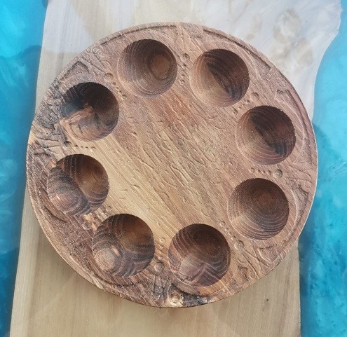 тарелка Пасха (малая, акация)