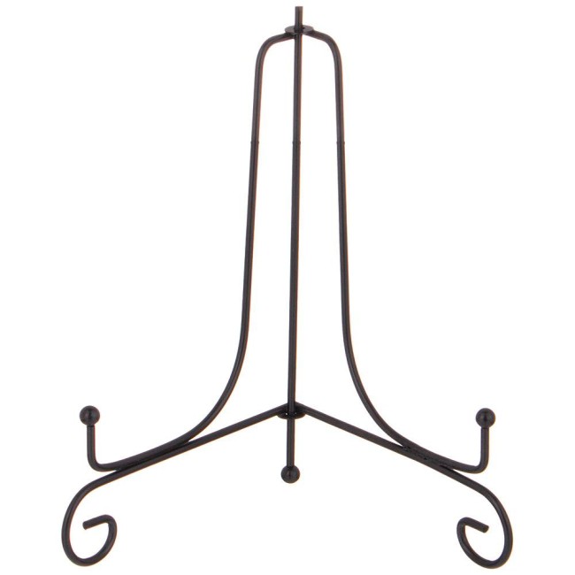 ПОДСТАВКА ДЛЯ ТАРЕЛОК АРТИ-М 244-118 20*13 СМ. ВЫСОТА=20 СМ. ЦВЕТ - ЧЕРНЫЙ