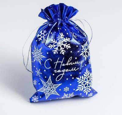 Мешочек подарочный "С Новым годом!", 16*24см 4280331