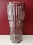 Ваза стекло H-24см D-11.3см FRS кремовый VSP-16