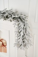 Гирлянда рождественская заснеженная Версальская 150*40 см ГВРЗ 40