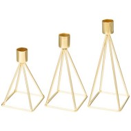 НАБОР ПОДСВЕЧНИКОВ ИЗ 3-х шт. 120-203  8*8*13/16,5/20 СМ