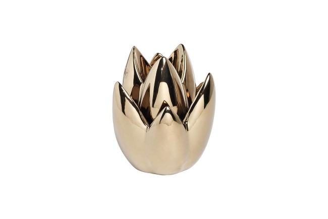 Подсвечник 10K8152C-G цвет золотой 11*11*14.5