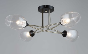 Люстра 5059/4 AB+BK