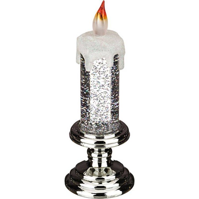 ФИГУРКА С ПОДСВЕТКОЙ "СВЕЧА" 7*7*20,5 СМ 786-233