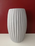 Ваза керамика H-20см 8010 серый V-054