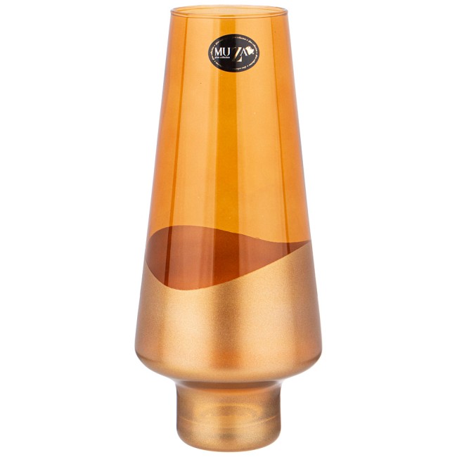 ВАЗА "MODERN GALA" АРТИ-М 380-906 AMBER/GOLD 30СМ
