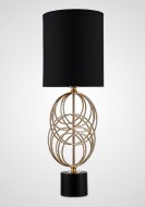 Настольнаяя лампа "Haotic Rings" JM7136М 66 см Золотистая Металлическая