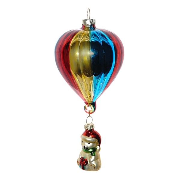 Украшение новогоднее "Воздушный шар" 719814  L7 W7 H15 см