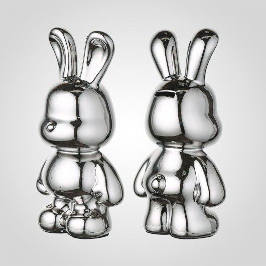 Рэббит копилка silver 29см 01562
