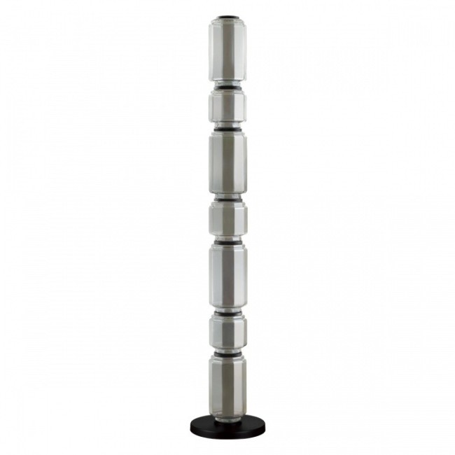 Торшер 5408/53FL HIGHTECH ODL_EX24 35 черный/дымчатый/металл/стекло/акрил LED 53W 3000K 3200Лм JAM