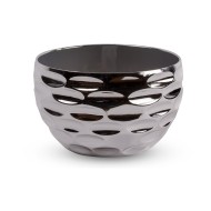 Горшок пласт. для цветов 19х12 см (сереб.) 0679-1214-3 70483