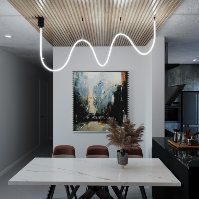 Светильник светодиодный 359131 KONST NT23 188 черный IP20 LED 4000K 25W 170-265V 250Лм RAMO