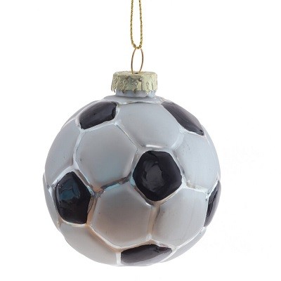 Украшение новогоднее "Футбольный мяч", L6 W6 H8 см 809761