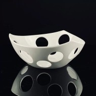 Фруктовница 21,5см BIANCO 118-026 Фарфор