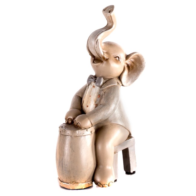Статуэтка Слоник-музыкант 10х7х17,5 см XL-4822 61659
