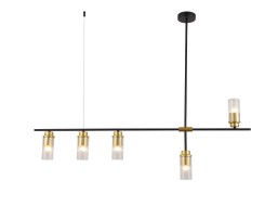 Люстра СФЕРА СВЕТА 74553/5 GOLD+BLACK