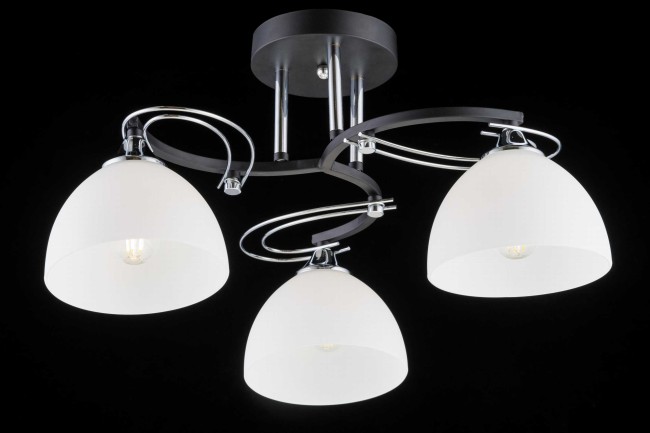 Люстра СФЕРА СВЕТА 2934/3 BK+CR