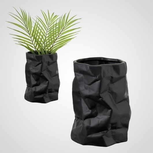 Креативная ваза JARDIN черная 00252