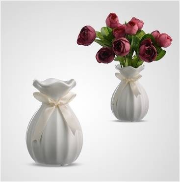 Ваза белая OY1668-1-1