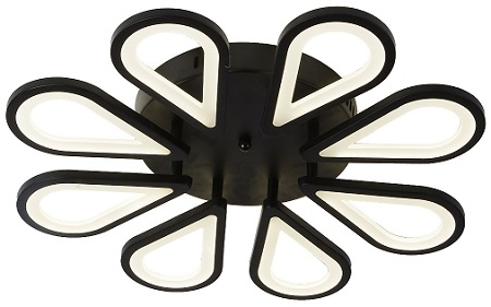 Люстра SVK 60064/8 BK LED 112W 3000-6000K DIMMER ПДУ