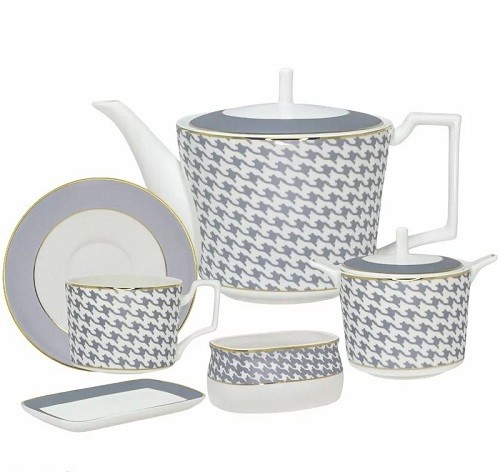 Чайный сервиз 18пр.  EARL GREY 145-398 Костяной фарфор