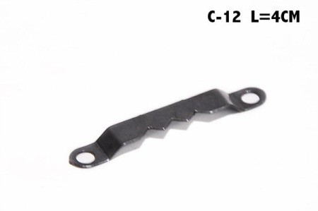 Подвес "Гребёнка" 7x43 чёрный С-12 136701