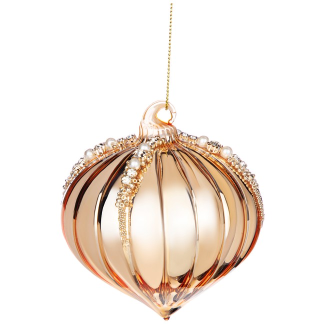 ЕЛОЧНОЕ УКРАШЕНИЕ ШАР КОЛЛЕКЦИЯ "ВИНТАЖ" 137-300 8 СМ