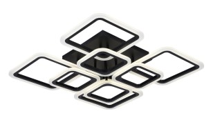 Люстра 3012/4+4 BK 192W 3000K-6500K