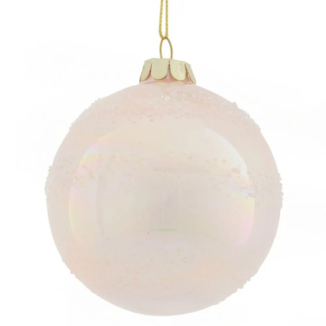 Украшение новогоднее "Шар", 10см,  стекло 753382