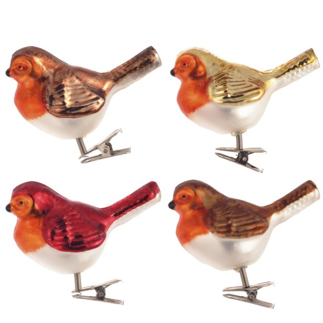 Украшение новогоднее на прищепке "Птичка", L8 W5 H8 см 719816