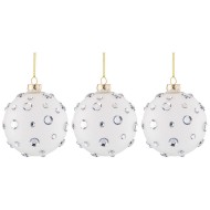 НАБОР ШАРОВ ИЗ 3 ШТ КОЛЛЕКЦИЯ "БЛЕСК" АРТИ-М 862-382 ДИАМЕТР=8 СМ