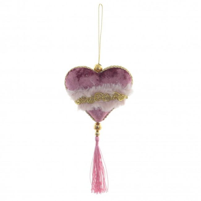 Украшение новогоднее "Сердце" 762180 L9,5 W3 H18 см